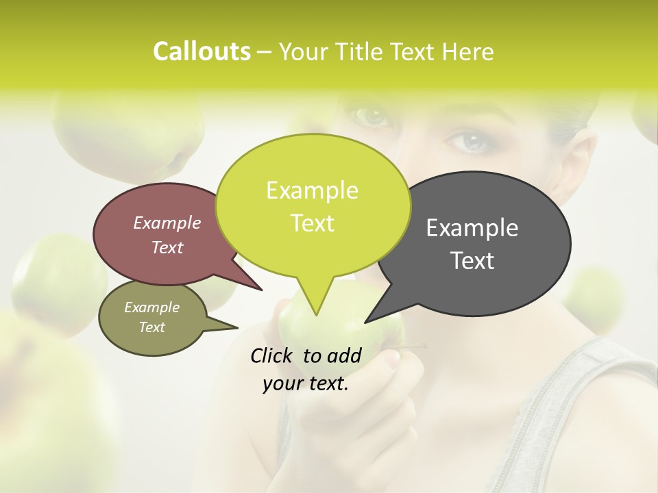 Woman Beauty Young PowerPoint Template