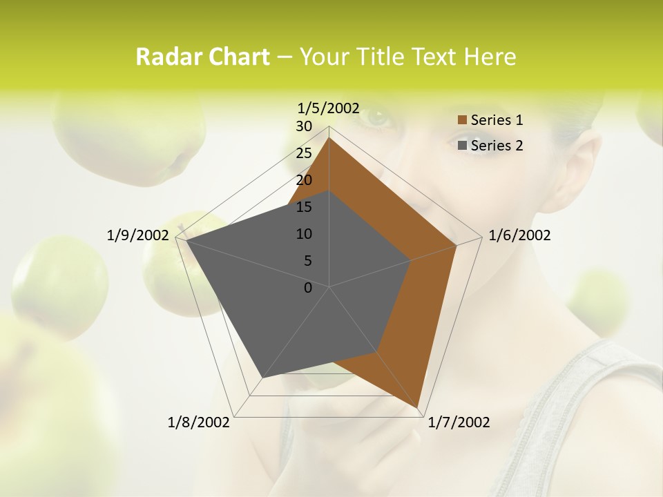 Woman Beauty Young PowerPoint Template