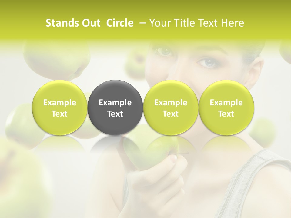 Woman Beauty Young PowerPoint Template