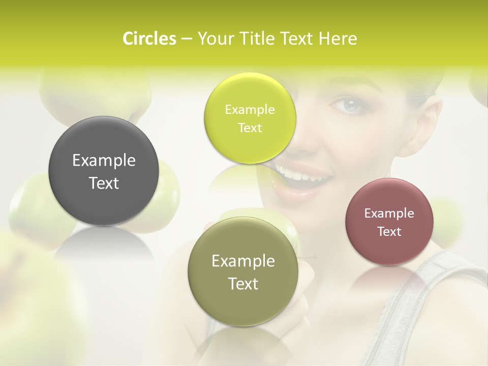 Woman Beauty Young PowerPoint Template