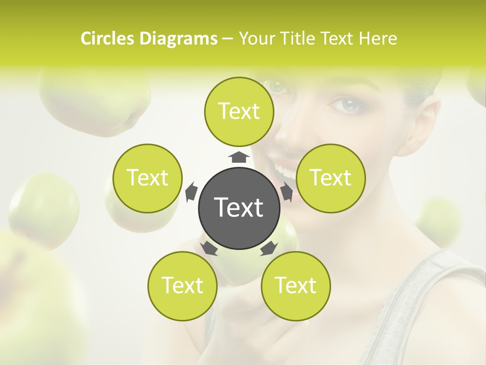 Woman Beauty Young PowerPoint Template