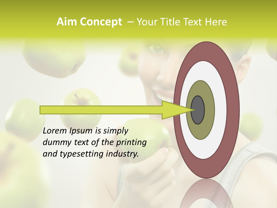 Woman Beauty Young PowerPoint Template