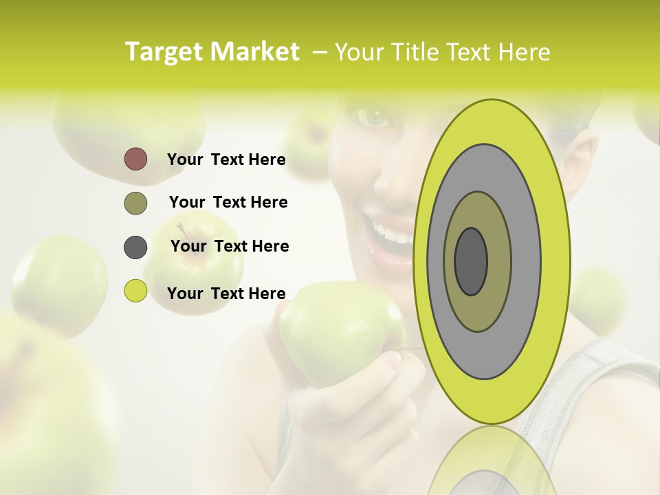 Woman Beauty Young PowerPoint Template