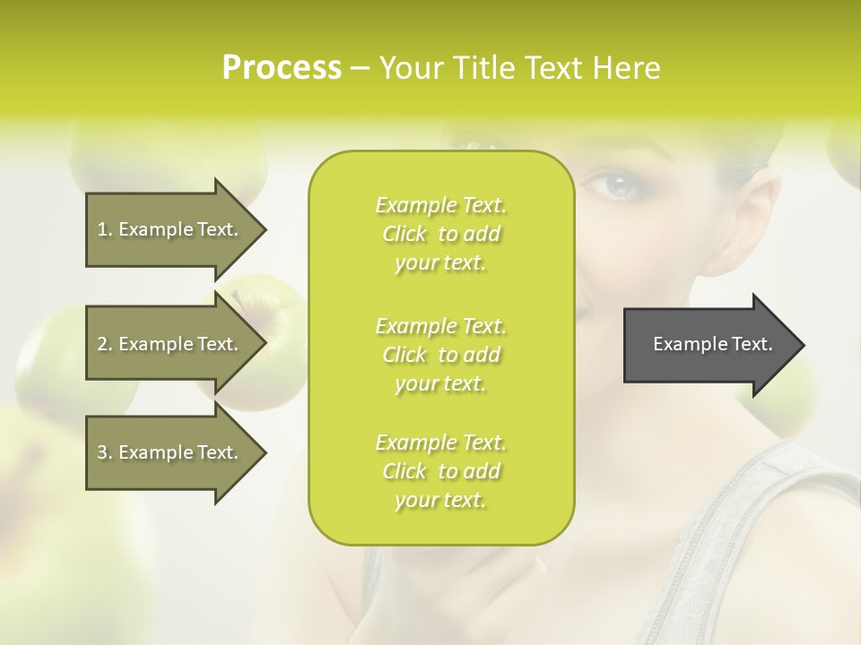 Woman Beauty Young PowerPoint Template