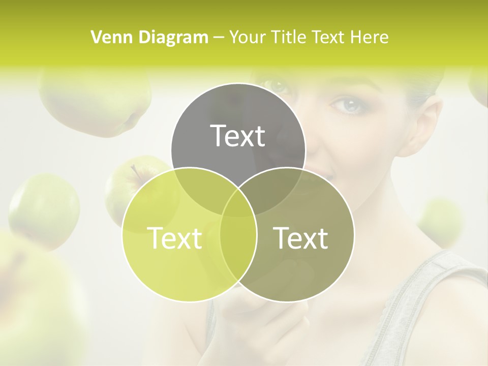 Woman Beauty Young PowerPoint Template