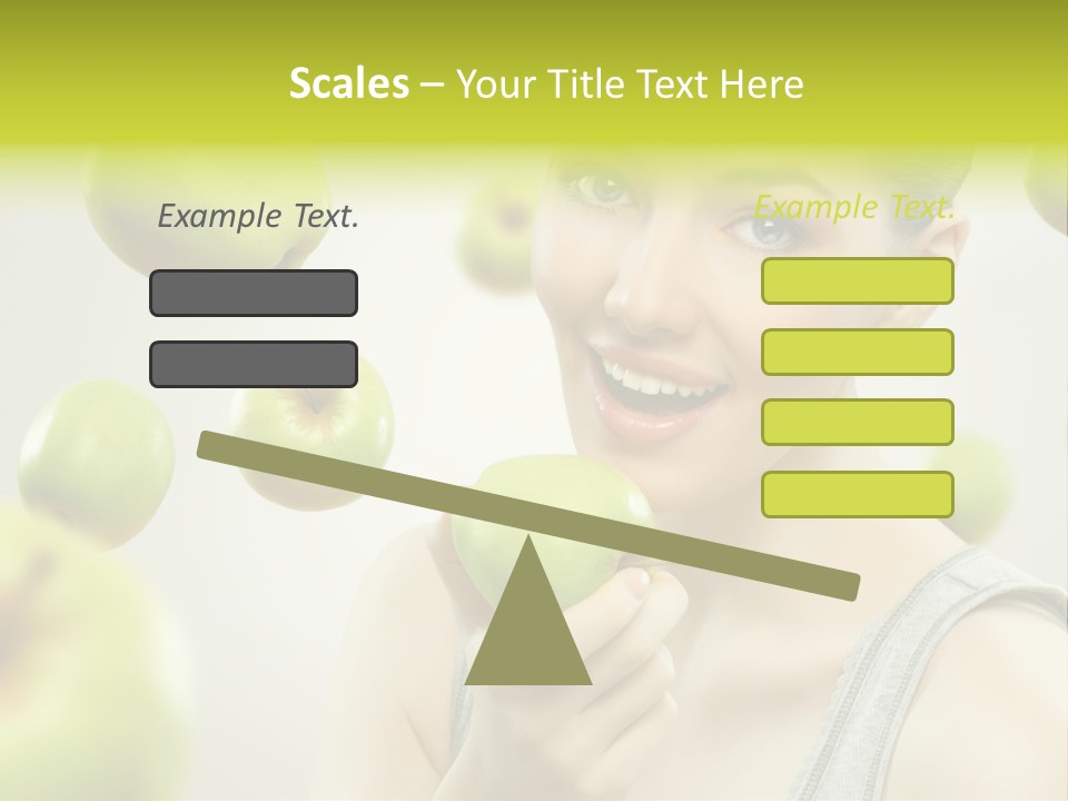 Woman Beauty Young PowerPoint Template