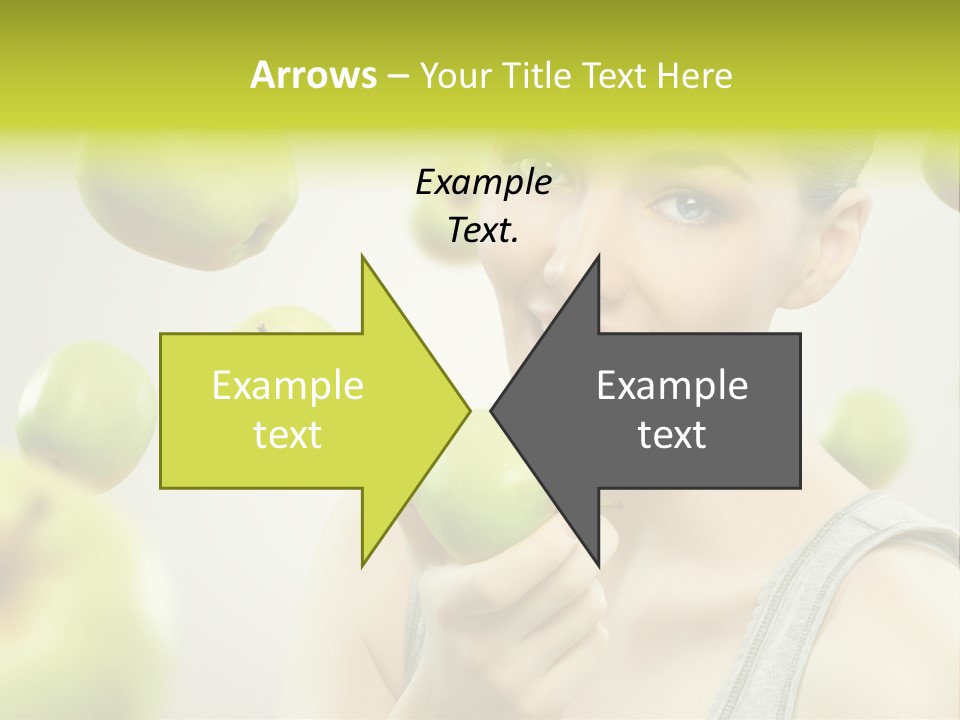 Woman Beauty Young PowerPoint Template