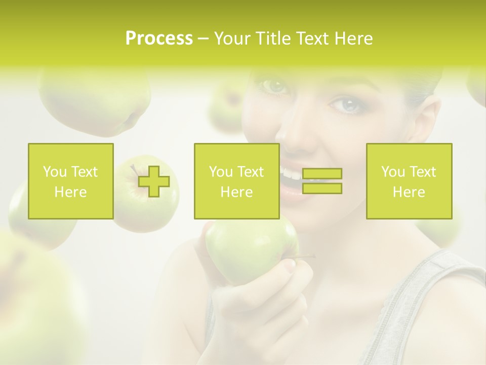 Woman Beauty Young PowerPoint Template