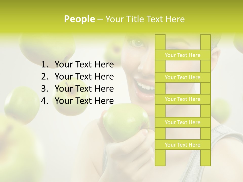 Woman Beauty Young PowerPoint Template