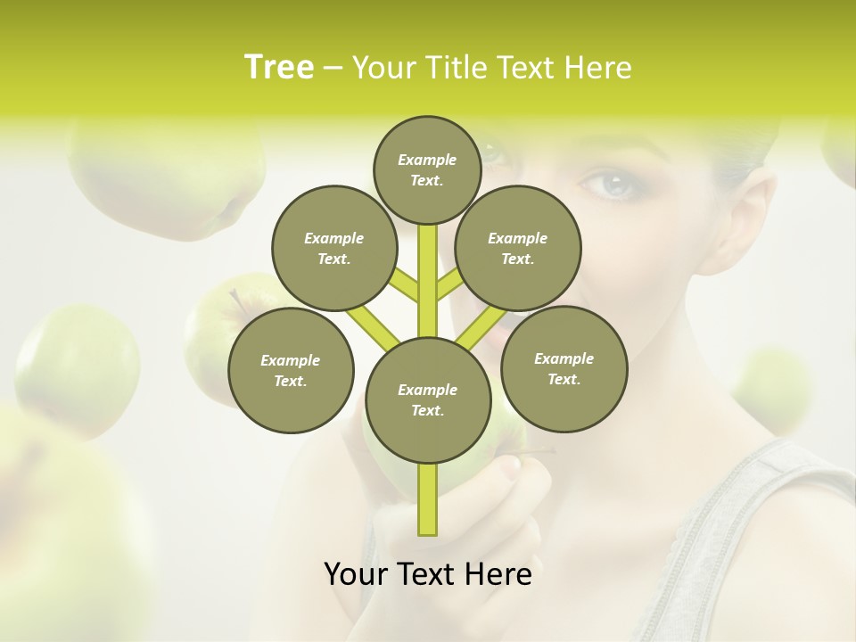 Woman Beauty Young PowerPoint Template