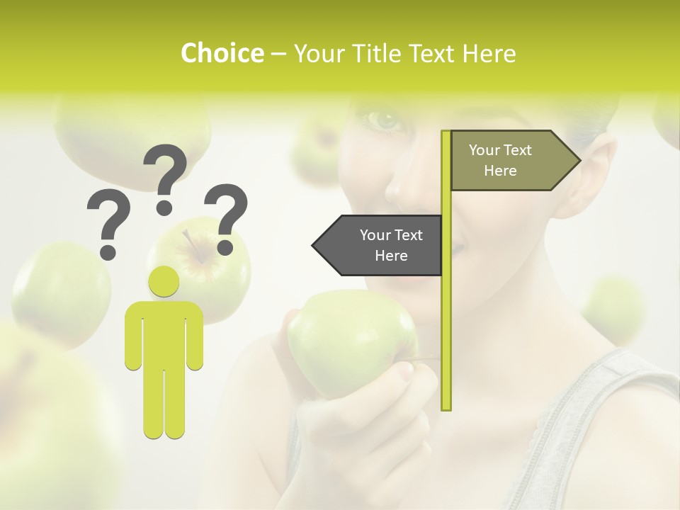 Woman Beauty Young PowerPoint Template