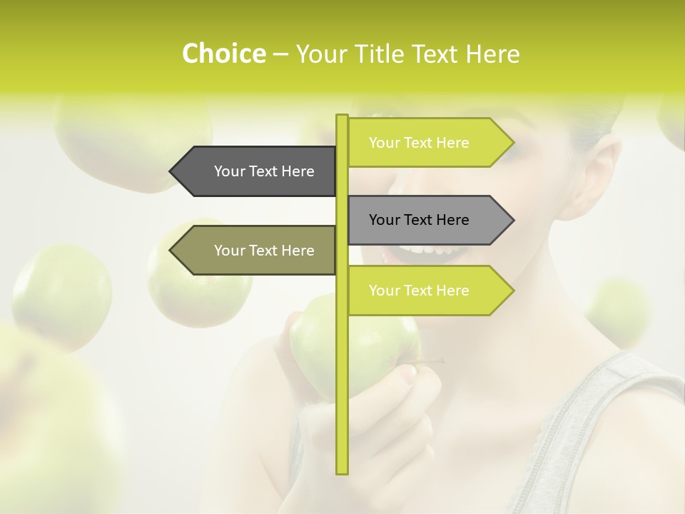 Woman Beauty Young PowerPoint Template