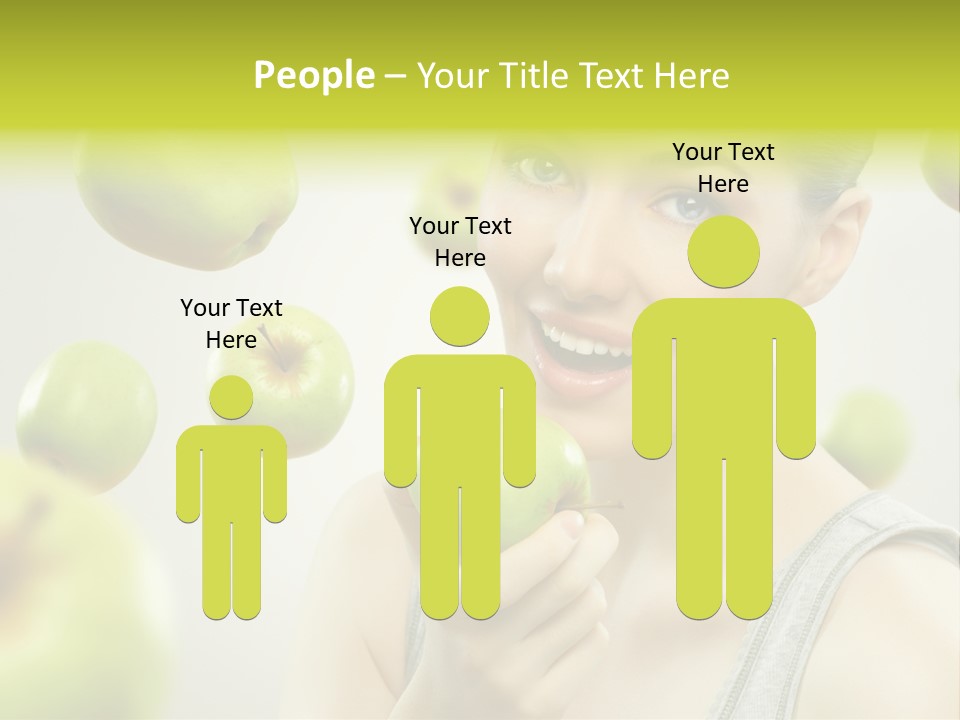 Woman Beauty Young PowerPoint Template