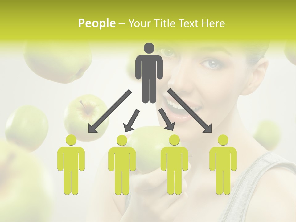 Woman Beauty Young PowerPoint Template