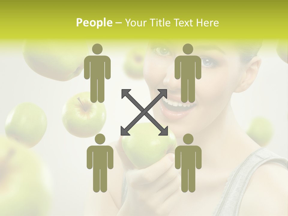 Woman Beauty Young PowerPoint Template