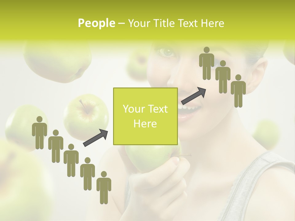 Woman Beauty Young PowerPoint Template