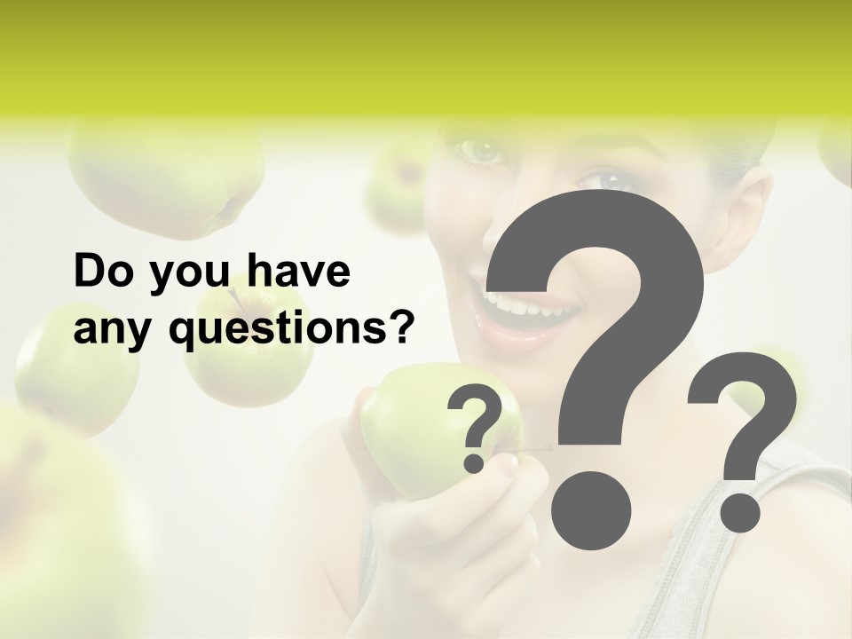 Woman Beauty Young PowerPoint Template