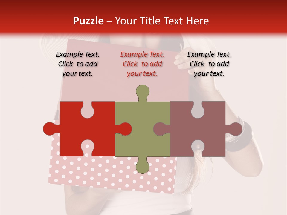 Lady Box Girl PowerPoint Template