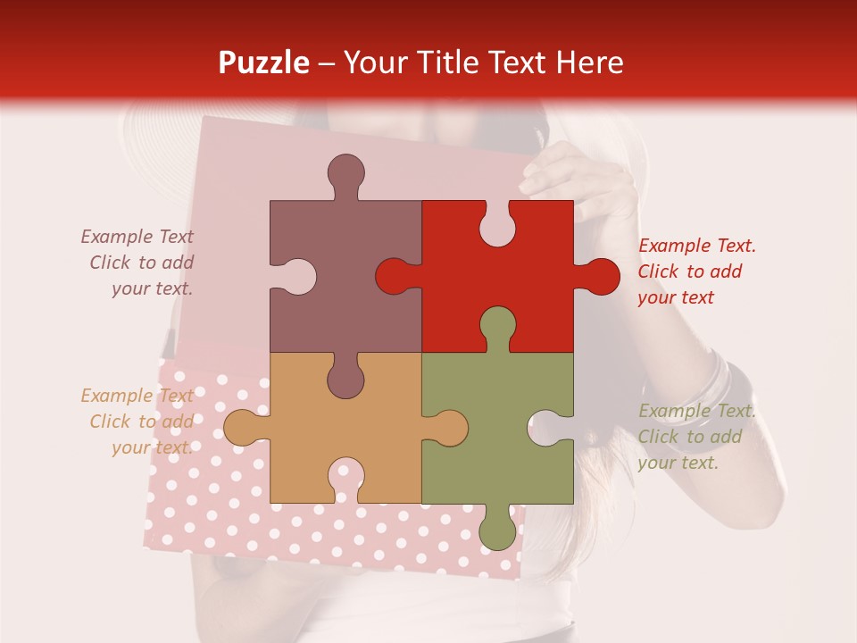 Lady Box Girl PowerPoint Template