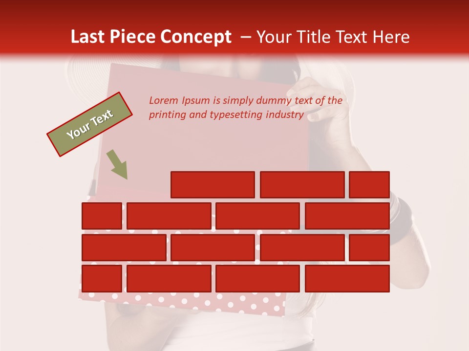 Lady Box Girl PowerPoint Template