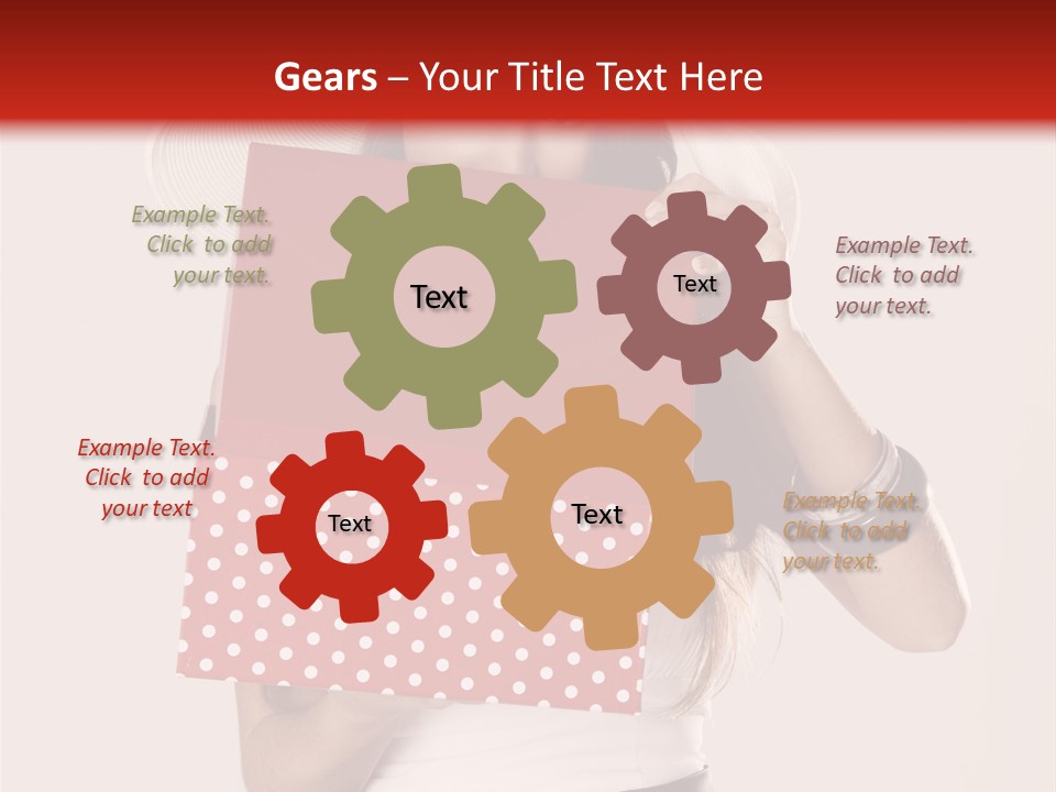 Lady Box Girl PowerPoint Template