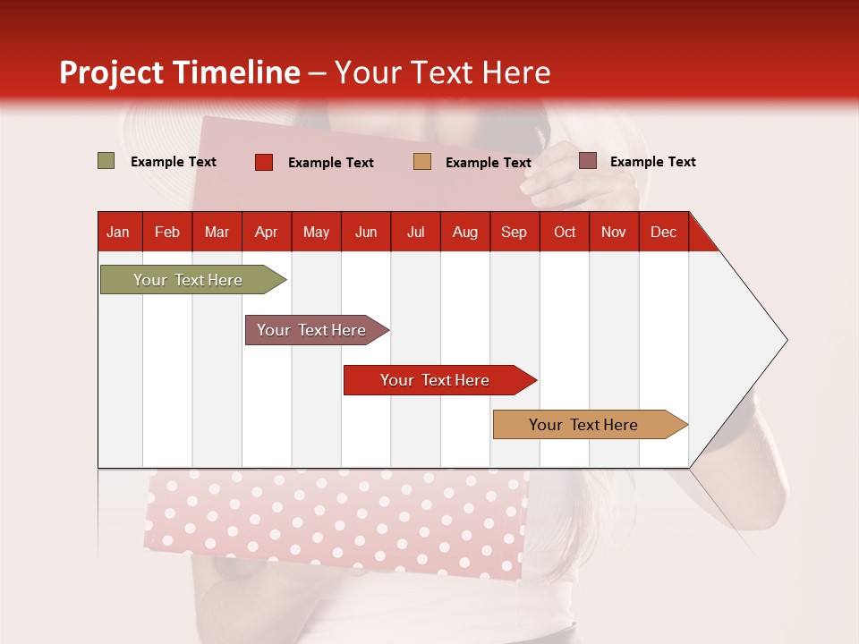 Lady Box Girl PowerPoint Template