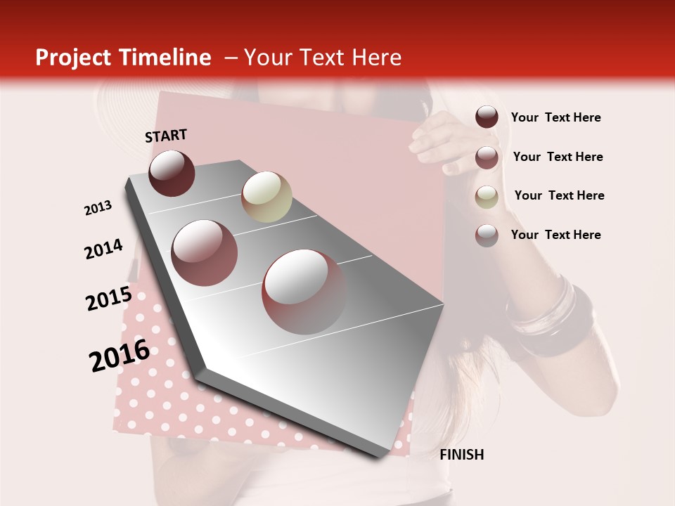 Lady Box Girl PowerPoint Template