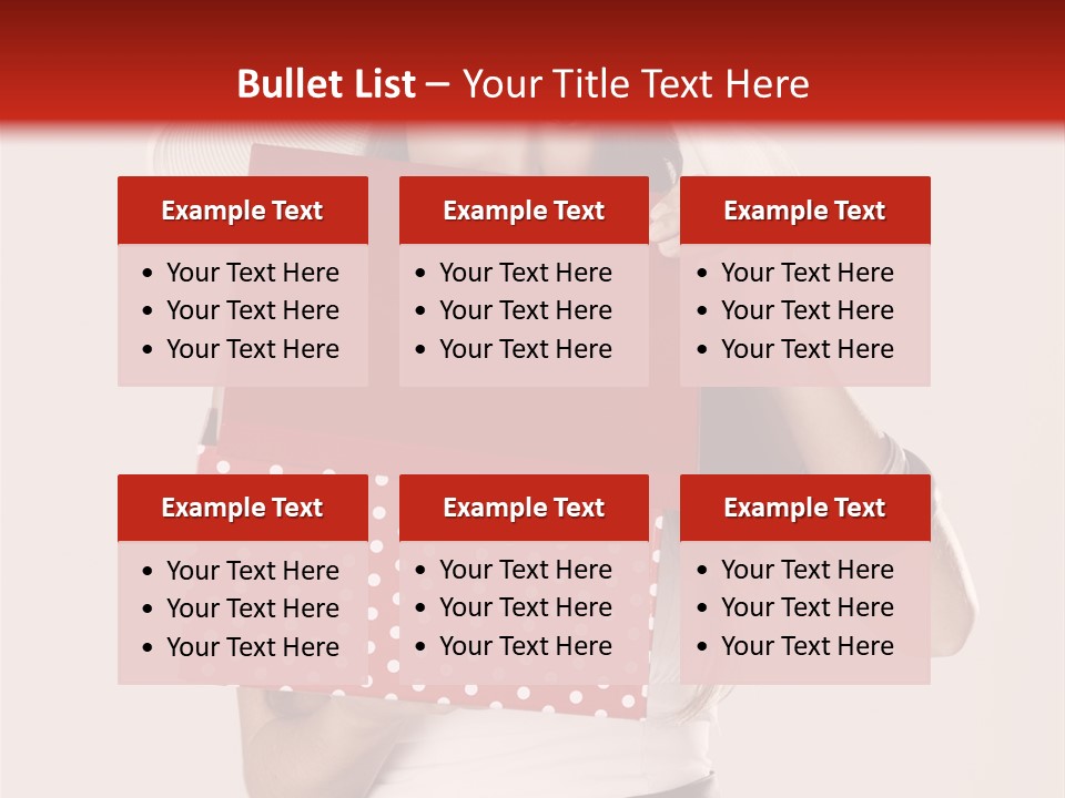 Lady Box Girl PowerPoint Template