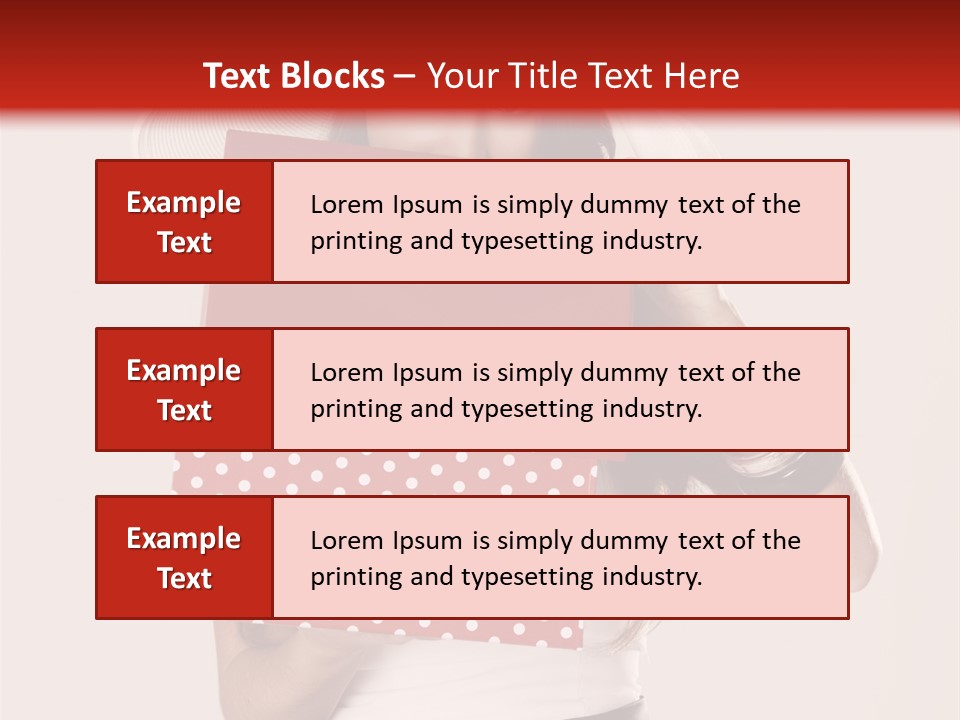 Lady Box Girl PowerPoint Template