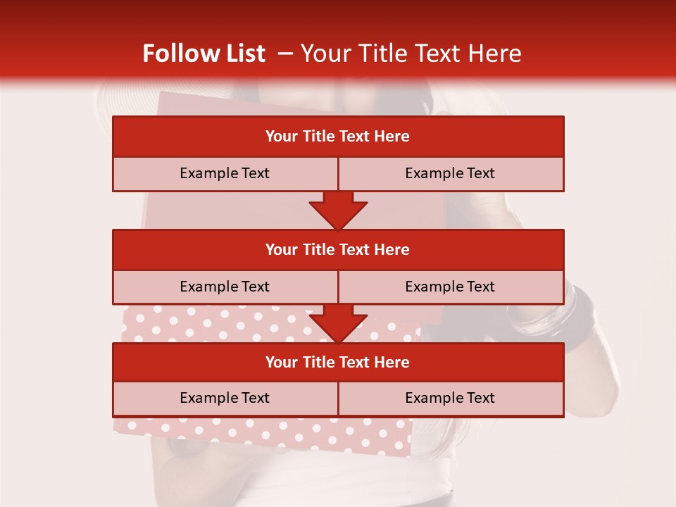 Lady Box Girl PowerPoint Template