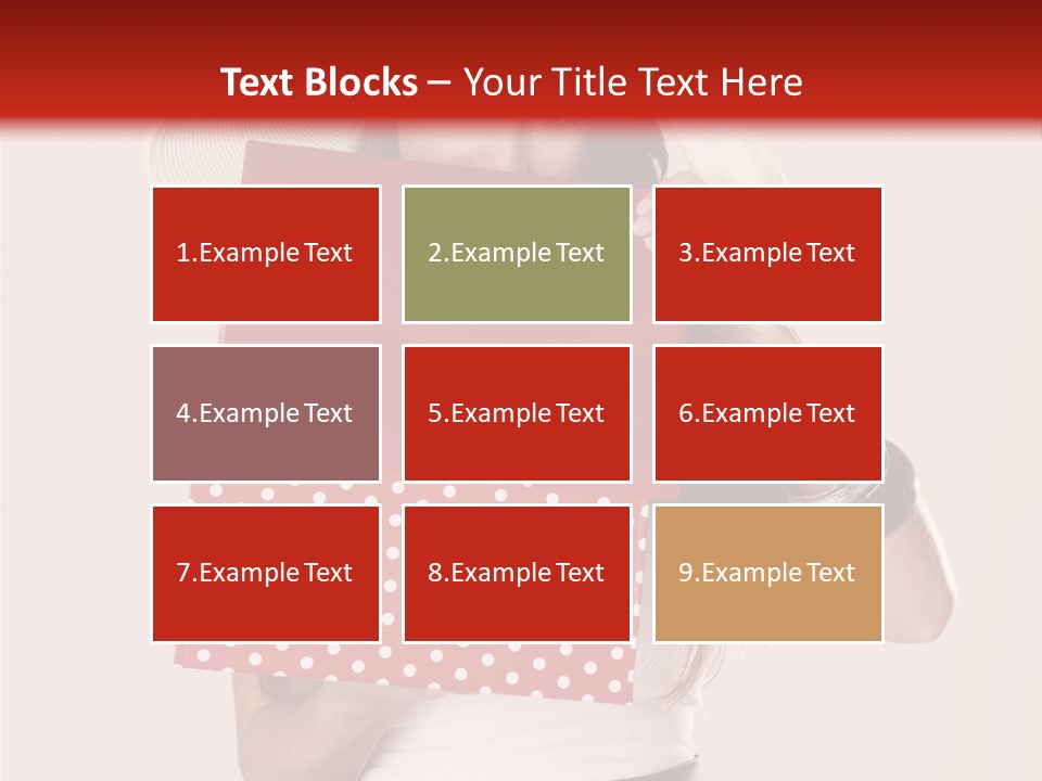 Lady Box Girl PowerPoint Template