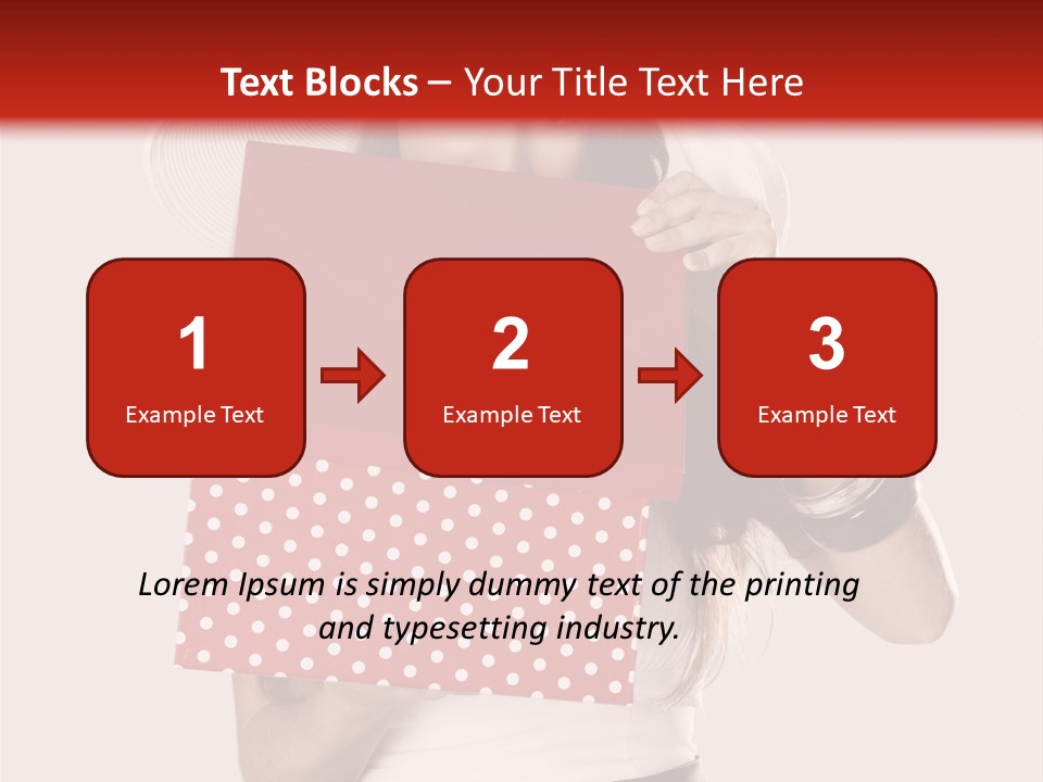 Lady Box Girl PowerPoint Template