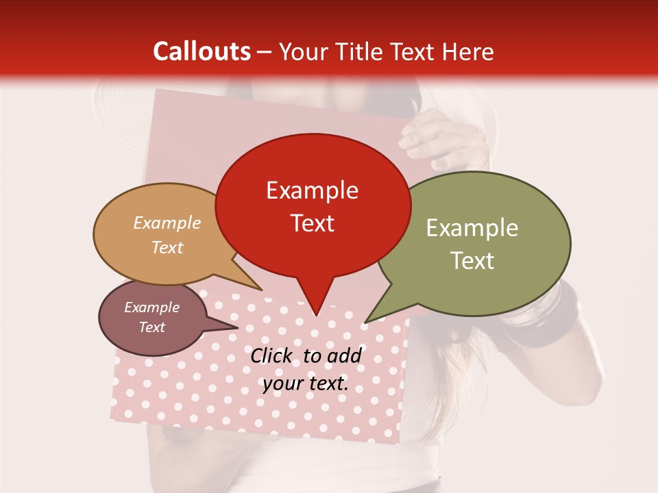 Lady Box Girl PowerPoint Template