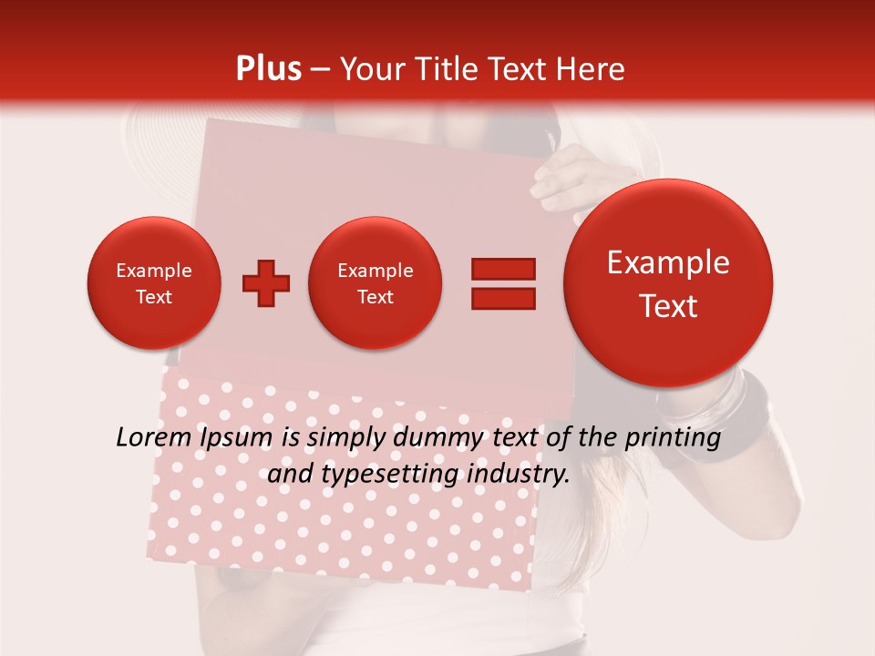 Lady Box Girl PowerPoint Template