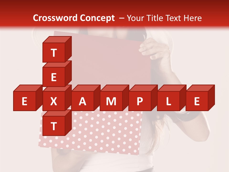 Lady Box Girl PowerPoint Template