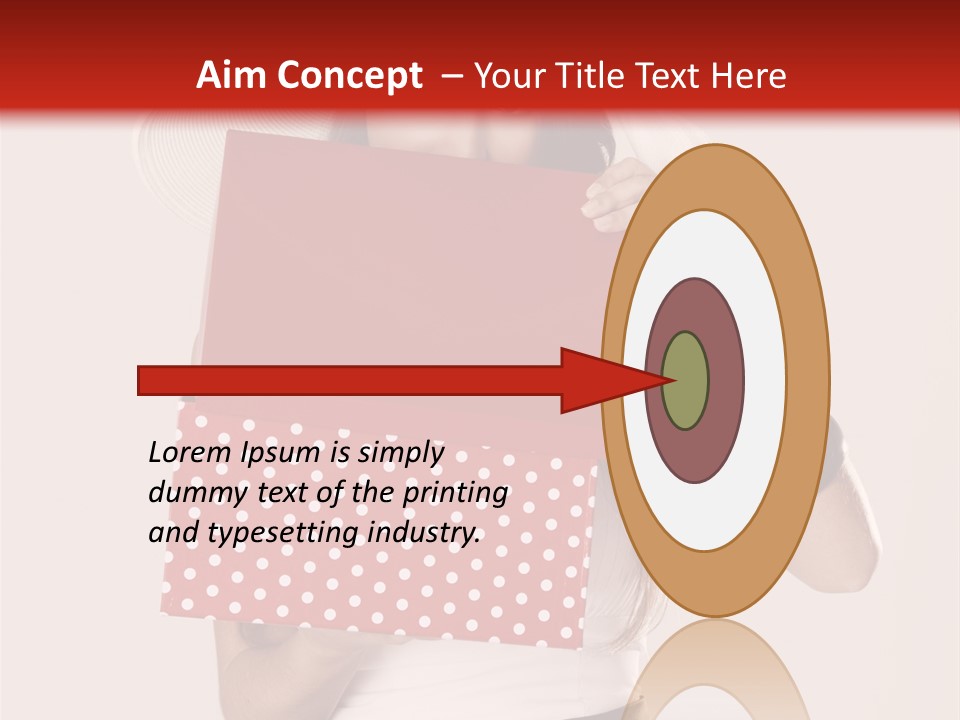 Lady Box Girl PowerPoint Template