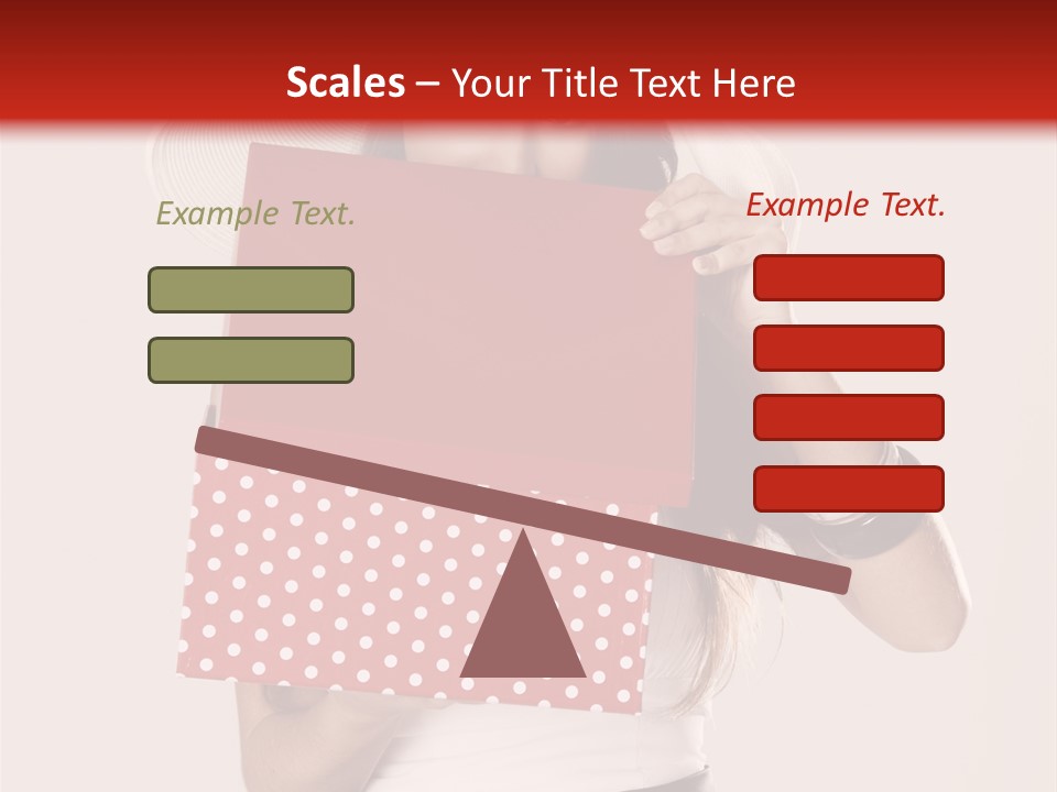 Lady Box Girl PowerPoint Template