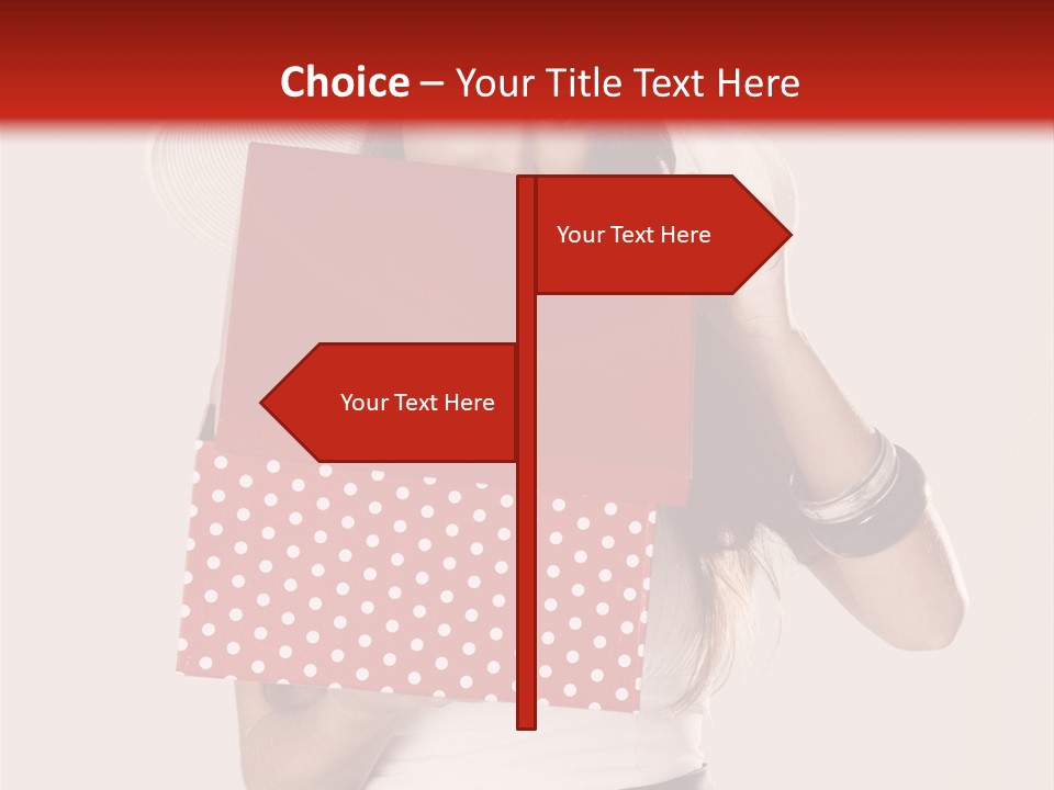 Lady Box Girl PowerPoint Template