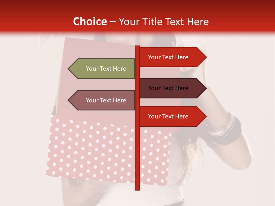 Lady Box Girl PowerPoint Template