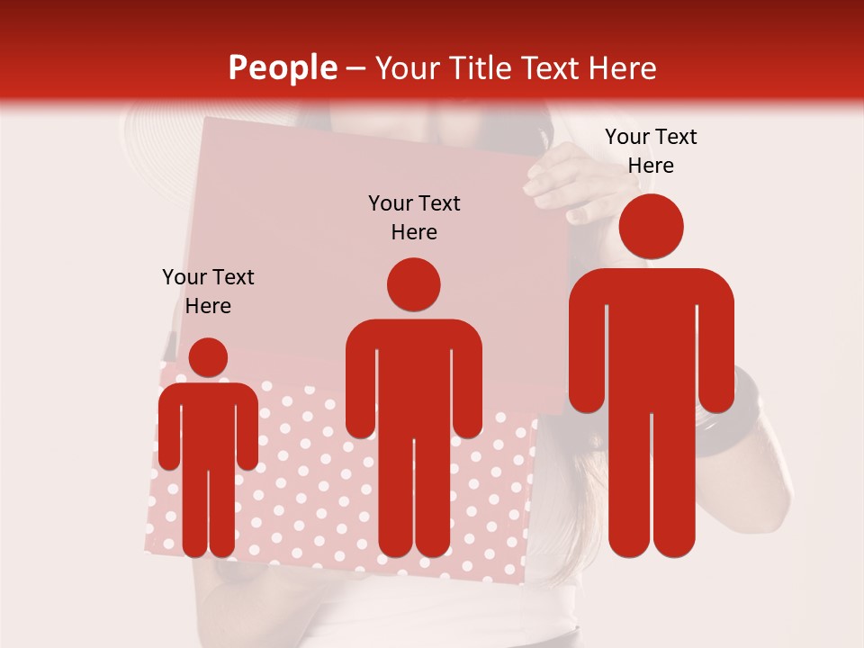 Lady Box Girl PowerPoint Template