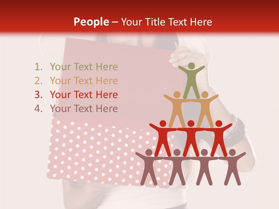 Lady Box Girl PowerPoint Template