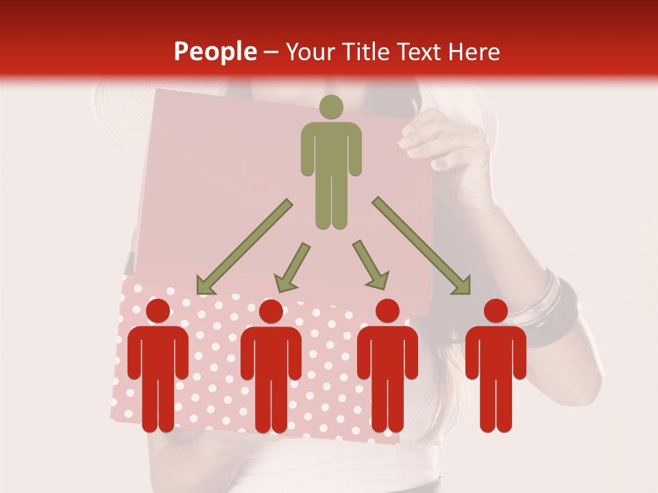 Lady Box Girl PowerPoint Template