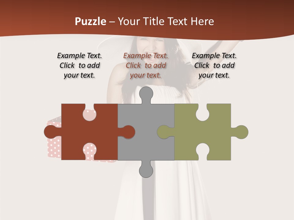 People Happiness Fashion PowerPoint Template