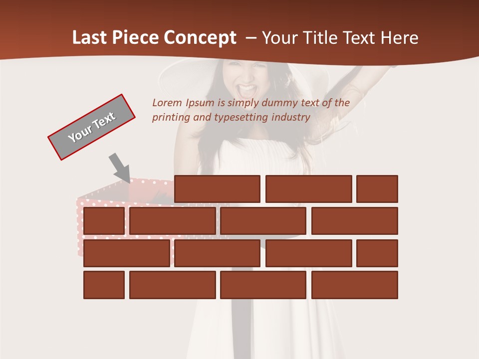 People Happiness Fashion PowerPoint Template