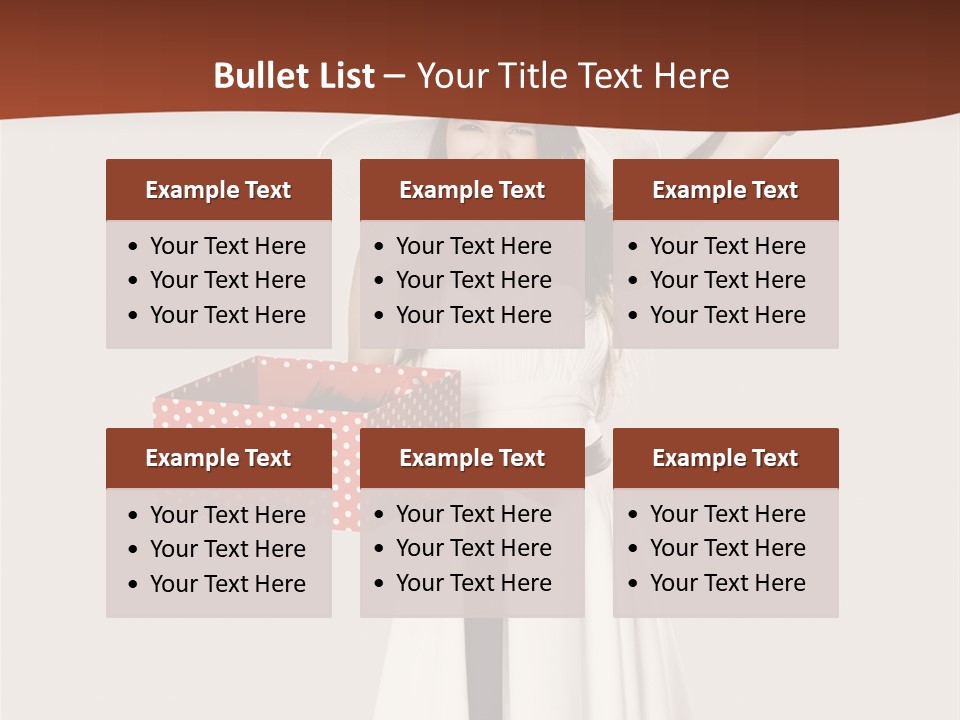 People Happiness Fashion PowerPoint Template