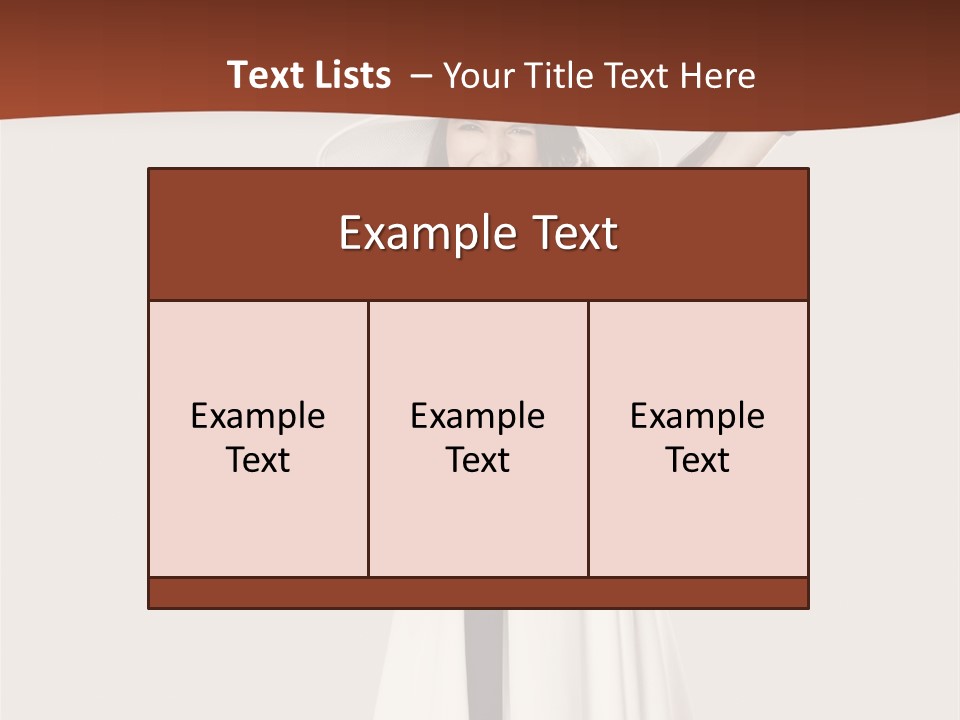 People Happiness Fashion PowerPoint Template