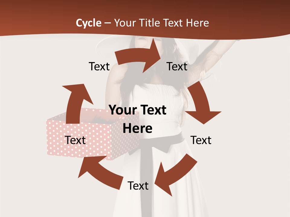 People Happiness Fashion PowerPoint Template