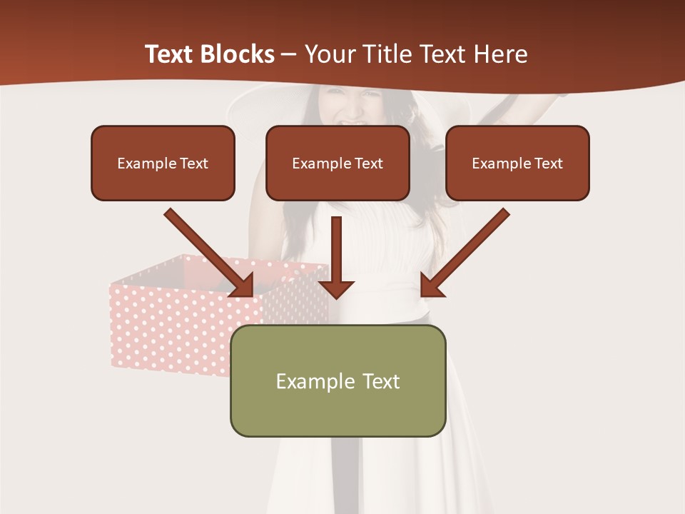 People Happiness Fashion PowerPoint Template