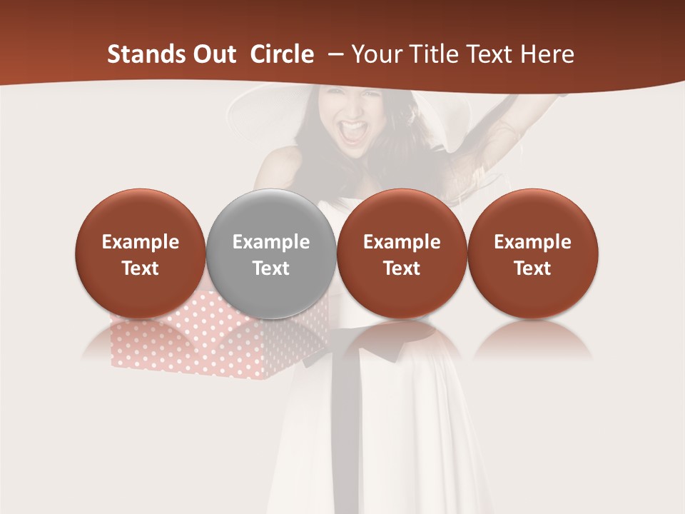 People Happiness Fashion PowerPoint Template