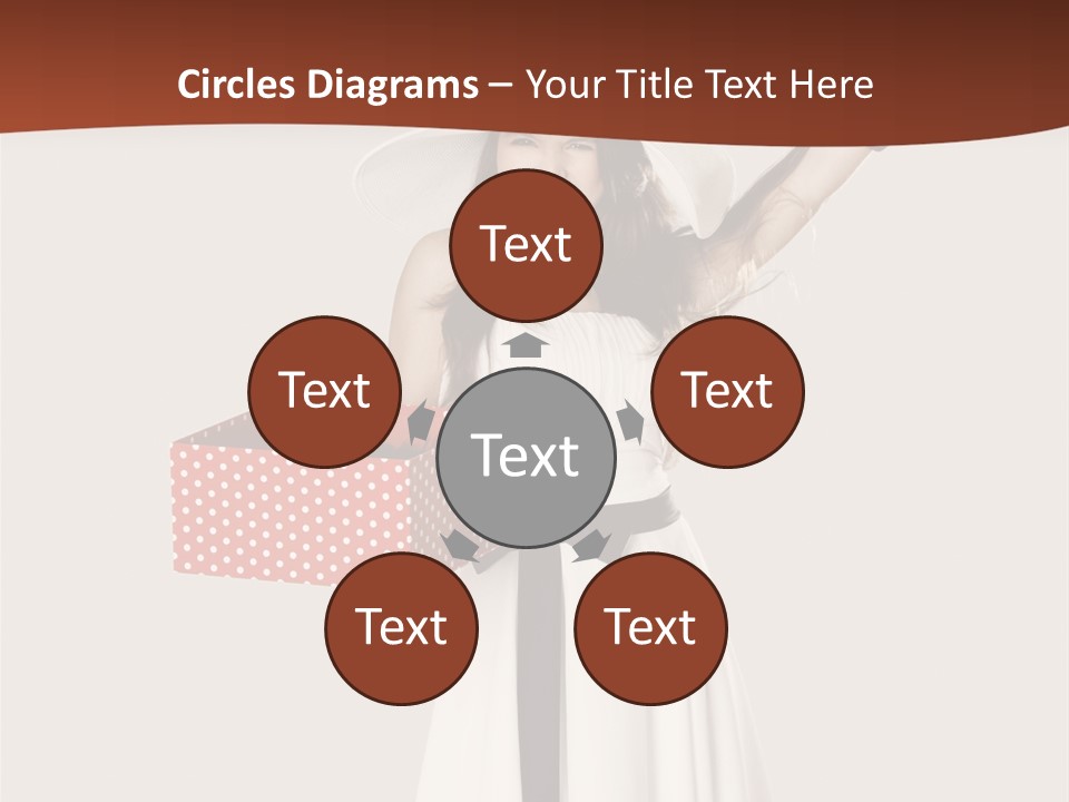 People Happiness Fashion PowerPoint Template